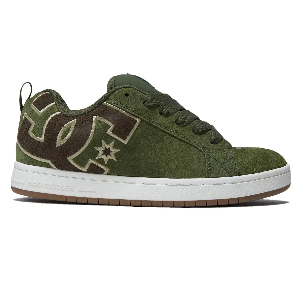 Dc Court Graffik Se Shoes - Olive/Dark Green 1