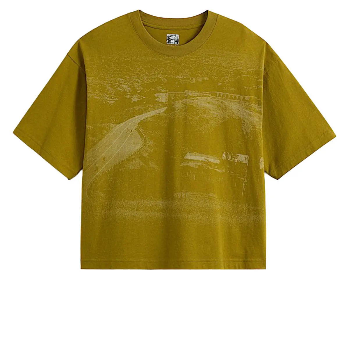 Vans Skate X Atiba Haze Hillz Bomb Short T-Shirt - Burnt Gold 1