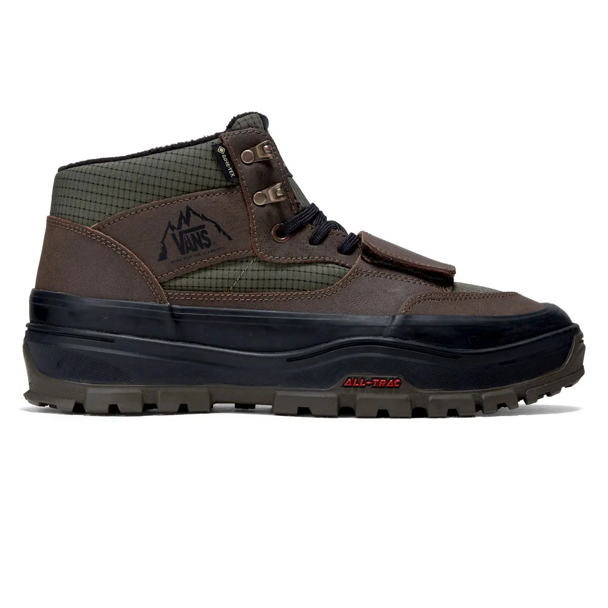 Vans Mountain Mid Gore-Tex Insulated Mte Shoes - Dark Green/Dark Brown 1