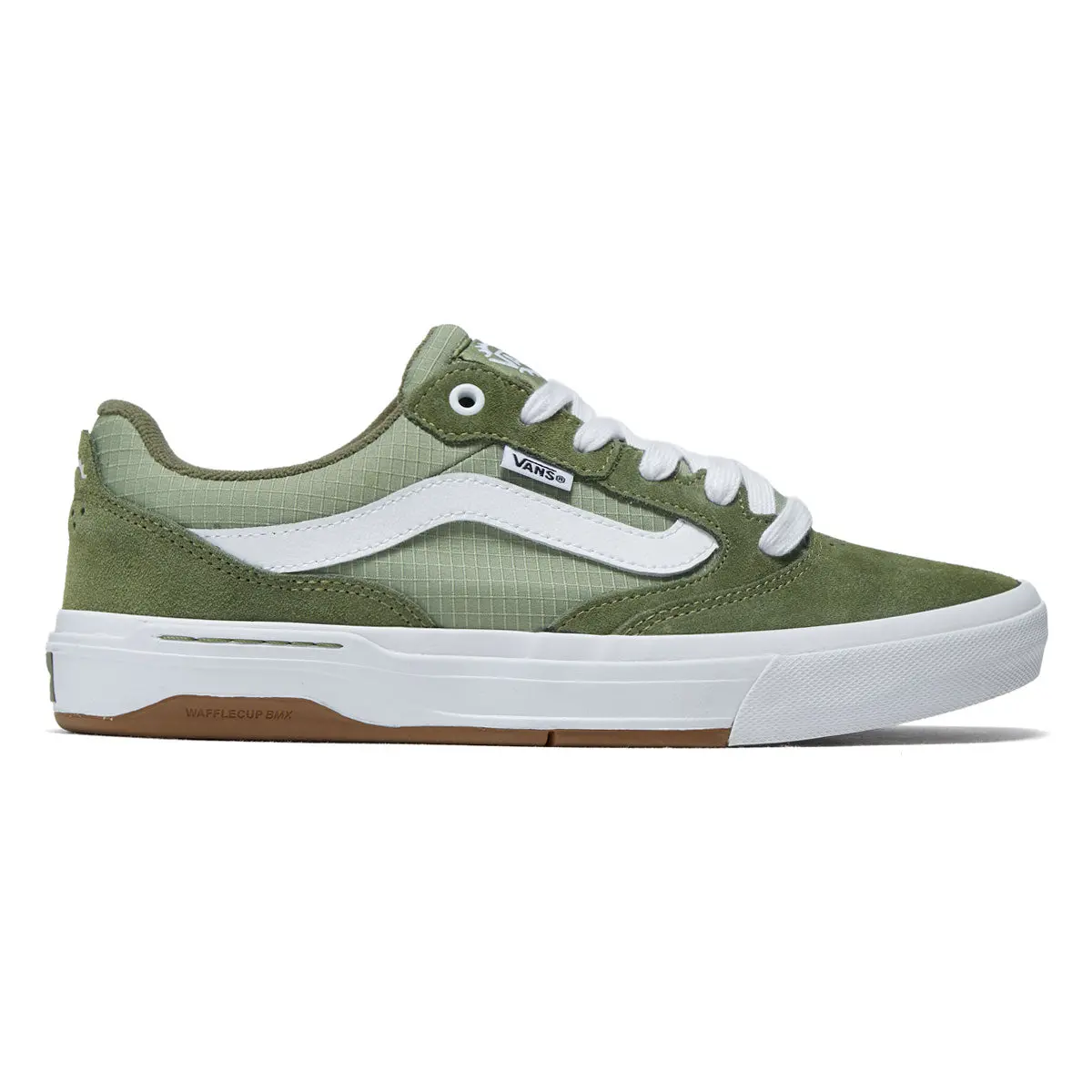 Vans Bmx Proof Wafflecup Shoes - Olive/White 1