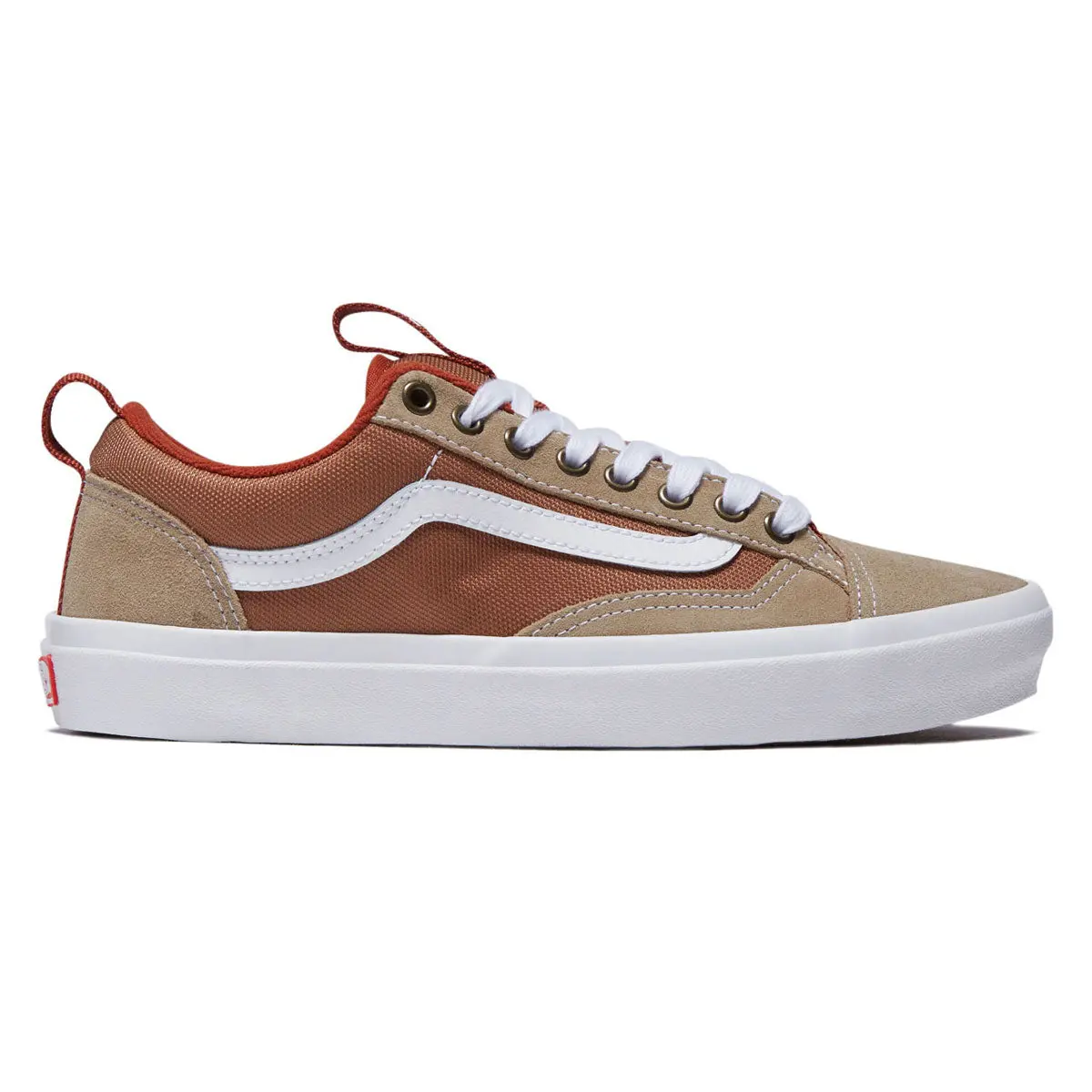 Vans Skate Old Skool 36+ Shoes - Khaki/Burnt Orange 1