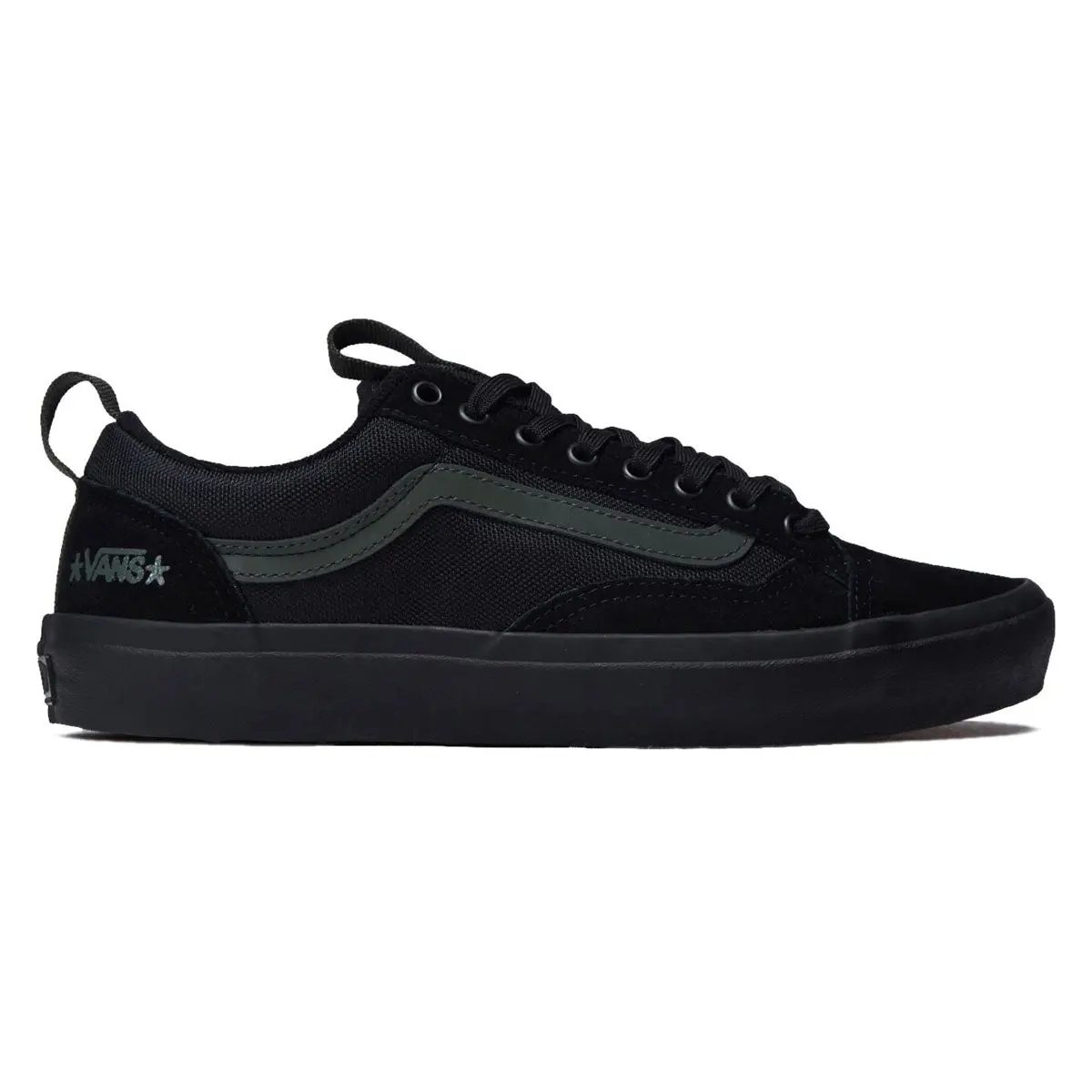 Vans Skate X Atiba Old Skool 36+ Shoes - Black/Dark Green 1