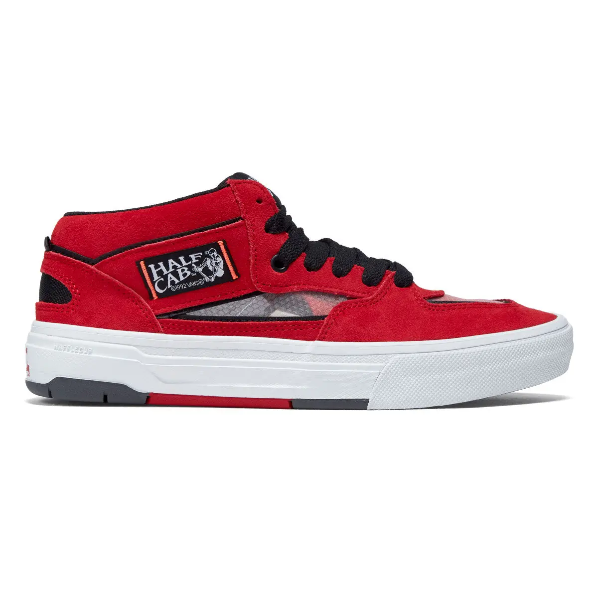 Vans Skate Half Cab Wafflecup Shoes - Red/Black/Grey 1