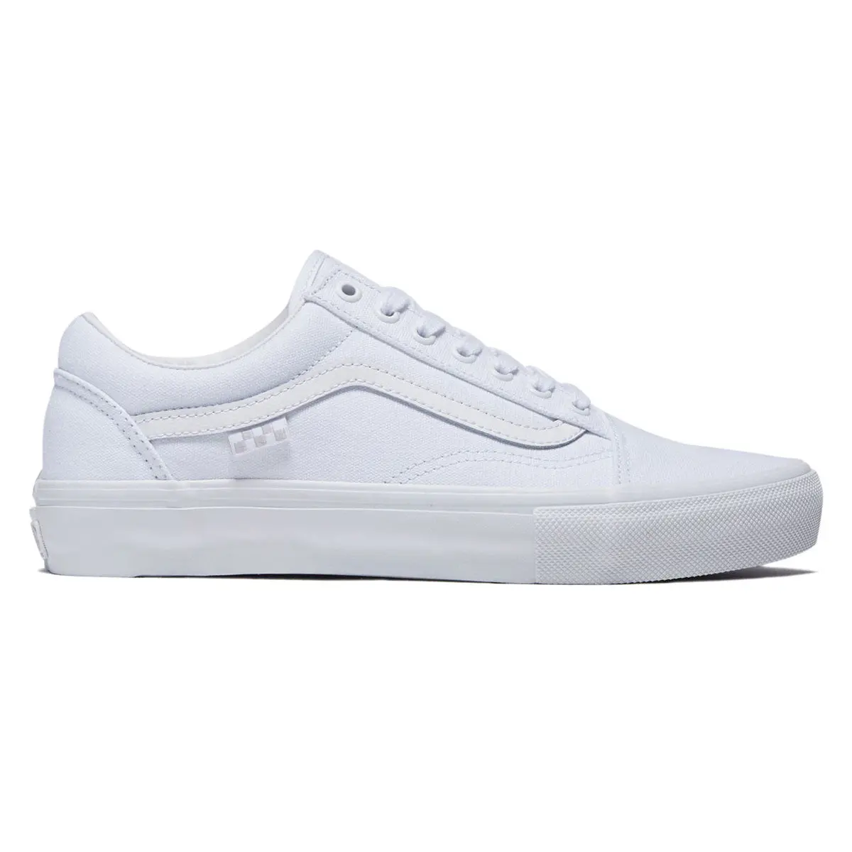 Vans Skate Old Skool Shoes - Canvas True White 1