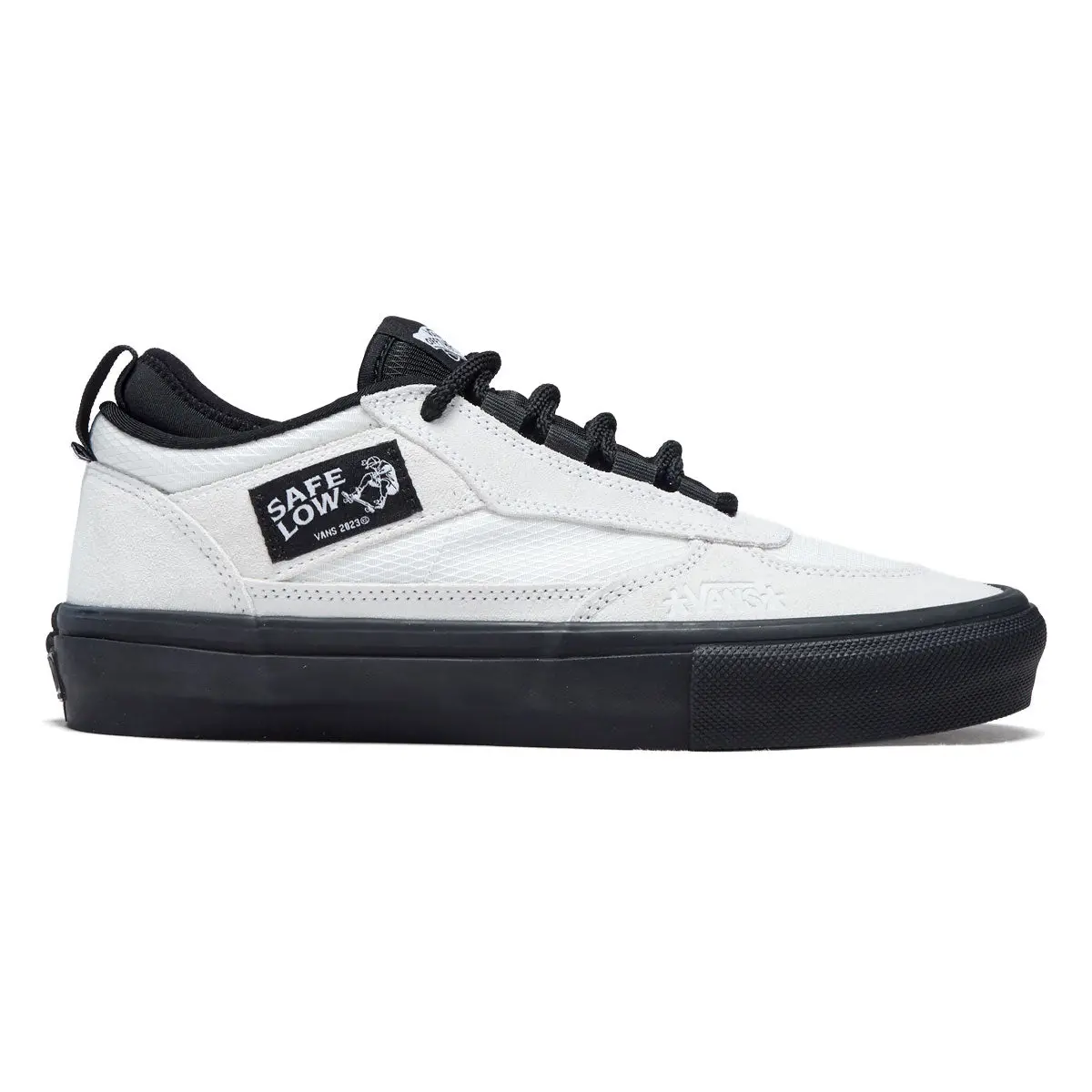 Vans Skate X Atiba Safe Low Shoes - Bone White/Black 1