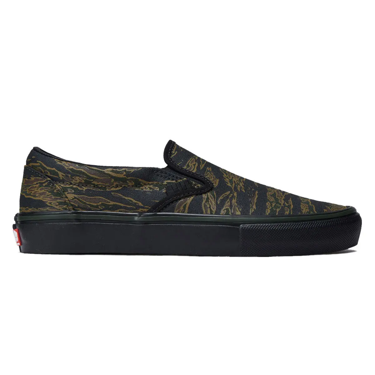Vans Skate Slip-On Shoes - Tiger Camo Green/Black 1