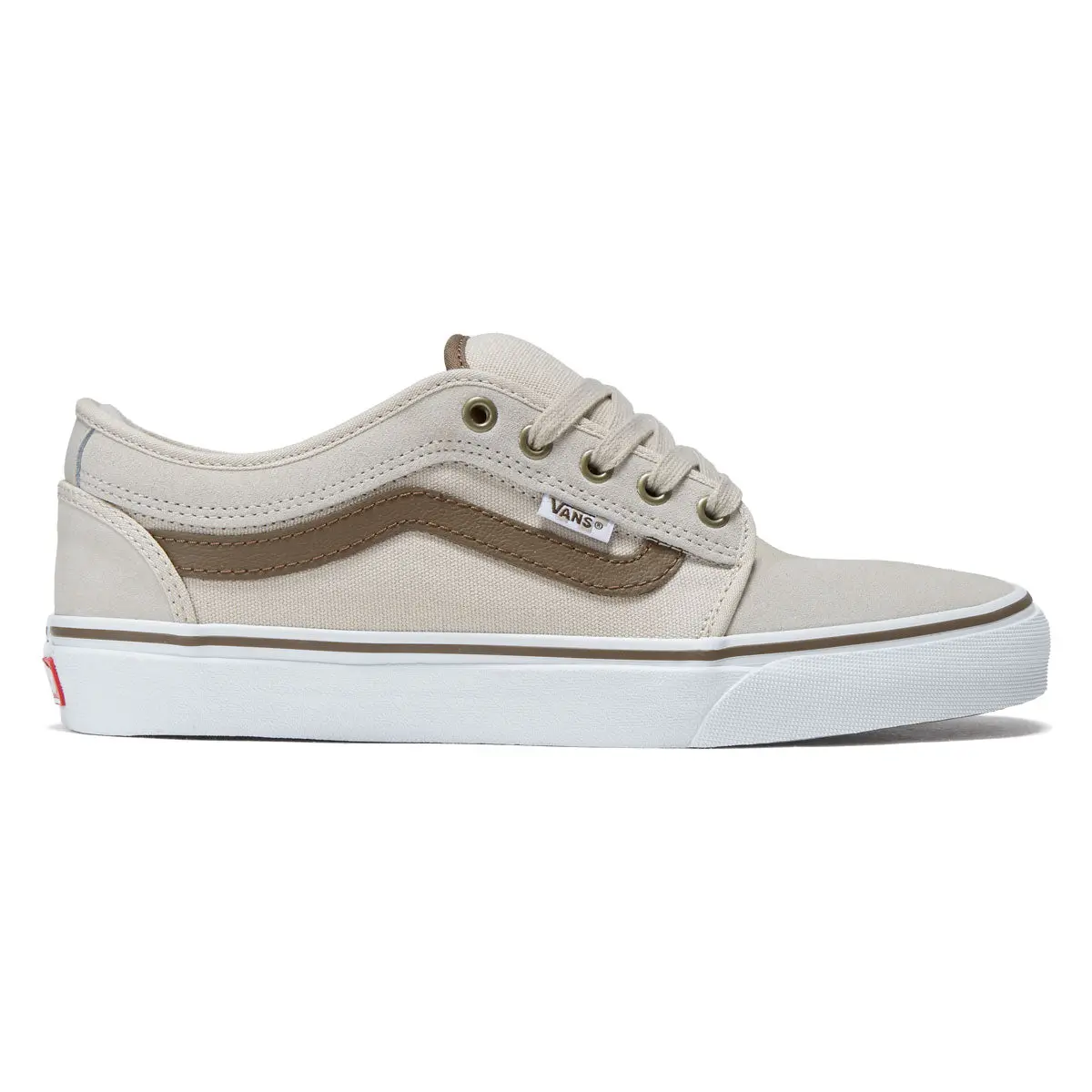 Vans Skate Chukka Low Sidestripe Shoes - Espresso/Khaki 1