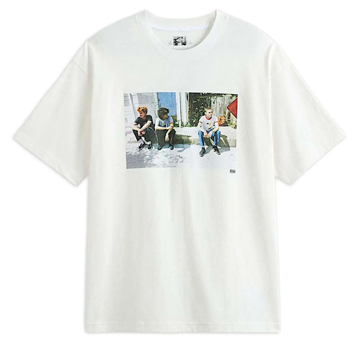 Vans Skate X Atiba Haze Curb Crew T-Shirt - White 1