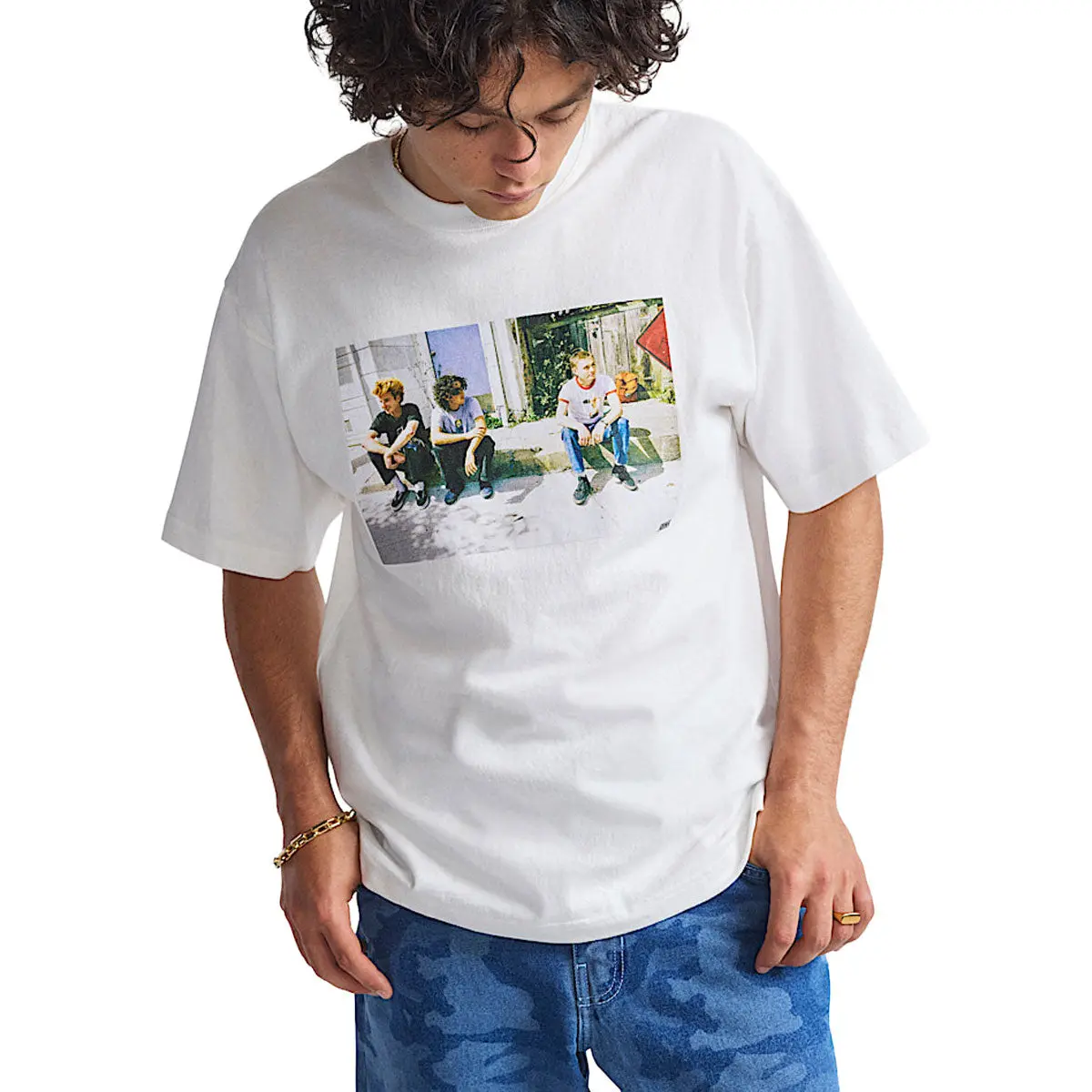 Vans Skate X Atiba Haze Curb Crew T-Shirt - White 2