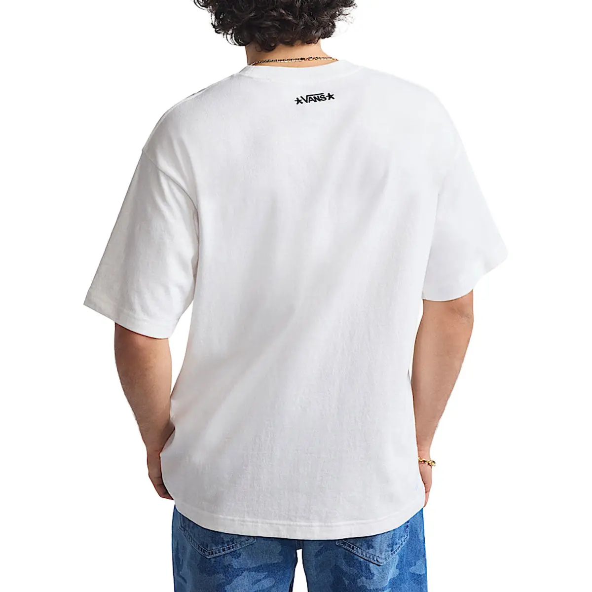Vans Skate X Atiba Haze Curb Crew T-Shirt - White 3