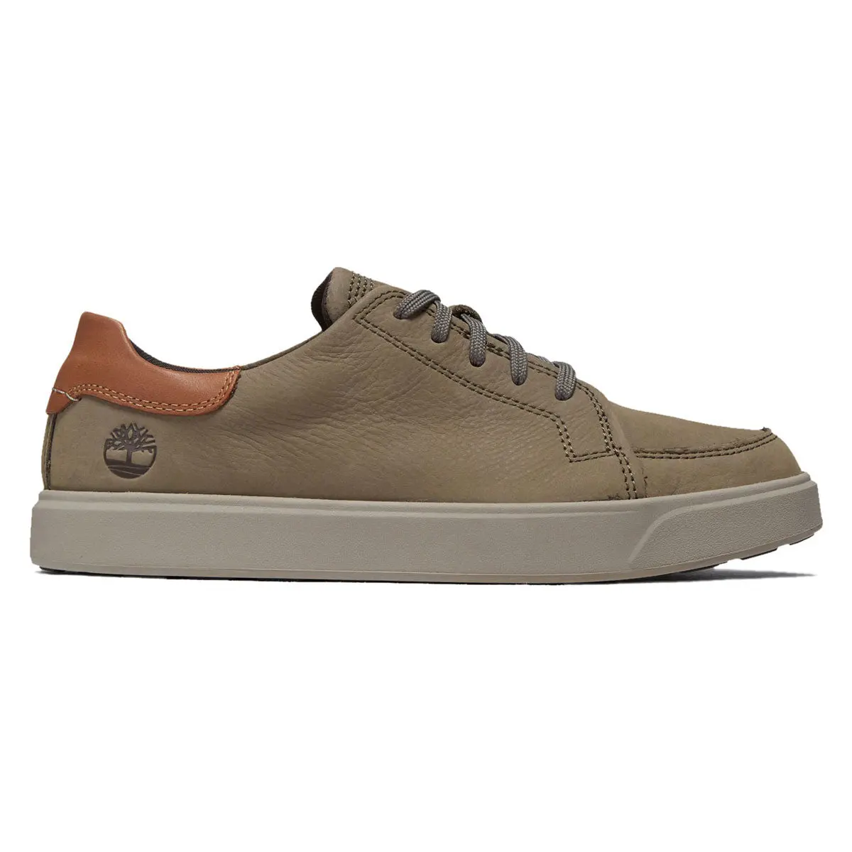 Timberland Emerson Street Low Lace Up Shoes - Medium Grey Nubuck 1