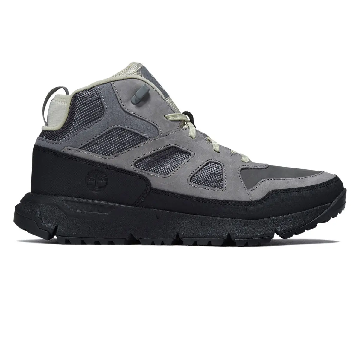 Timberland Voyager Valley Mid Lace Up Shoes - Medium Grey Nubuck 1