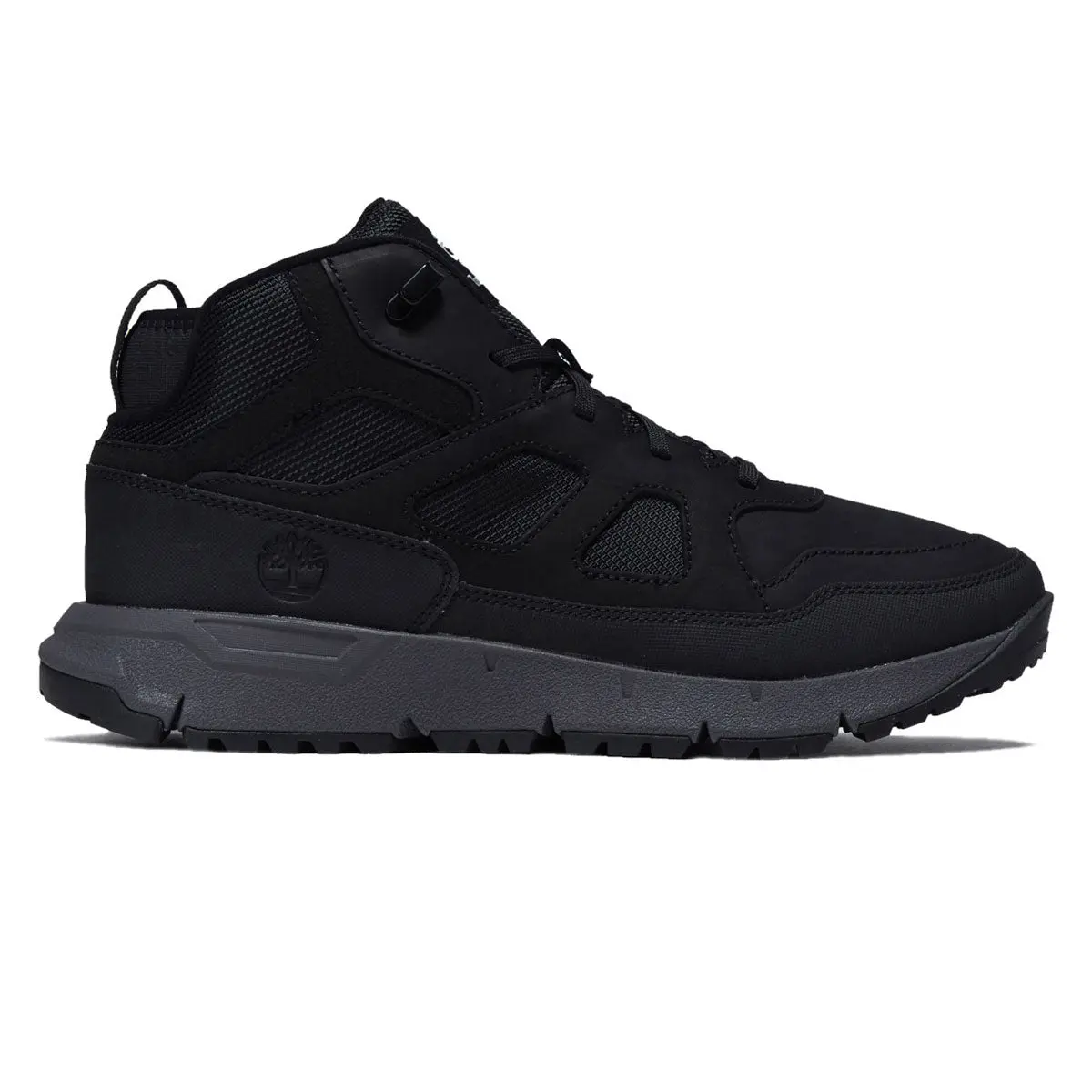 Timberland Voyager Valley Mid Lace Up Shoes - Black Nubuck 1