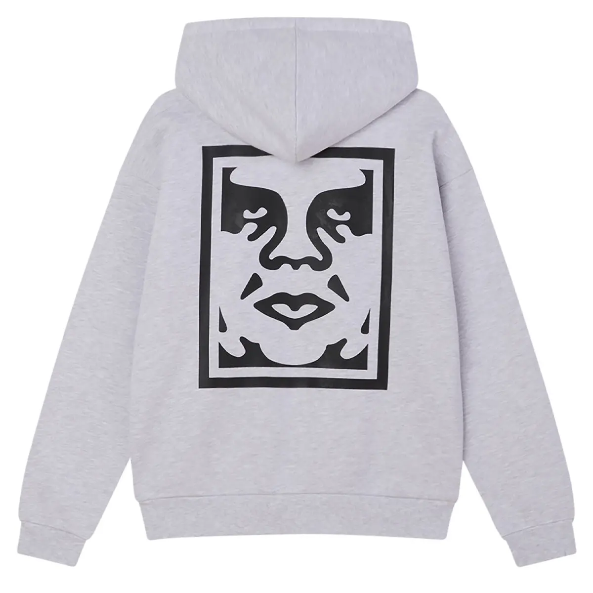 Obey Bold Icon Extra Heavy Hoodie - Ash Grey 1