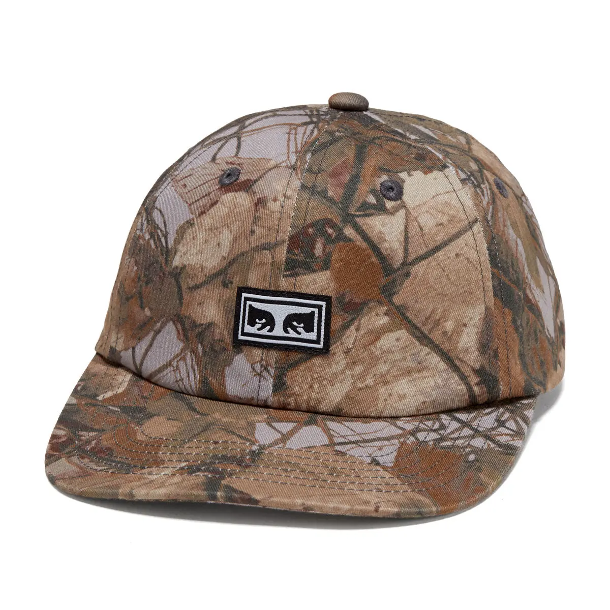 Obey Icon Eyes 6 Panel Velcro Hat - Fence Camo Multi 1