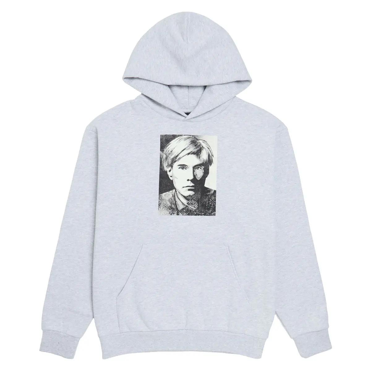 Obey Warhol Hoodie - Heather Grey 1