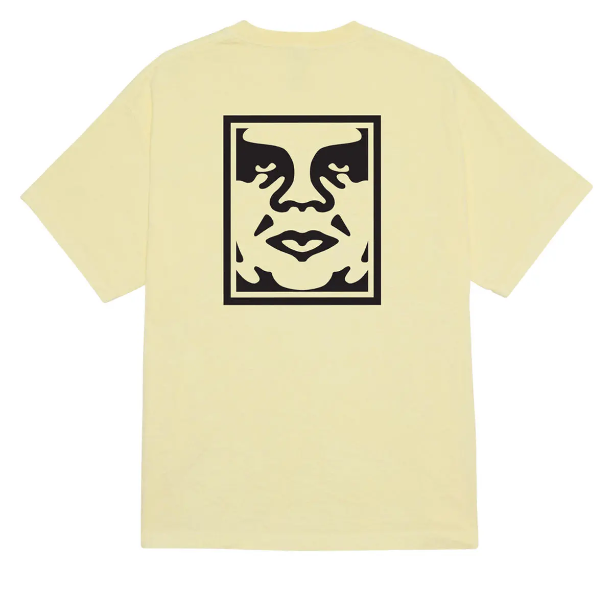 Obey Bold Icon Face T-Shirt - Pigment Wax Yellow 1