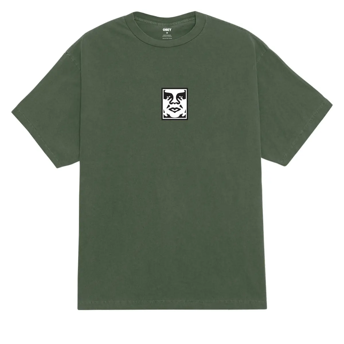 Obey Icon Face T-Shirt - Pigment Bronze Green 1