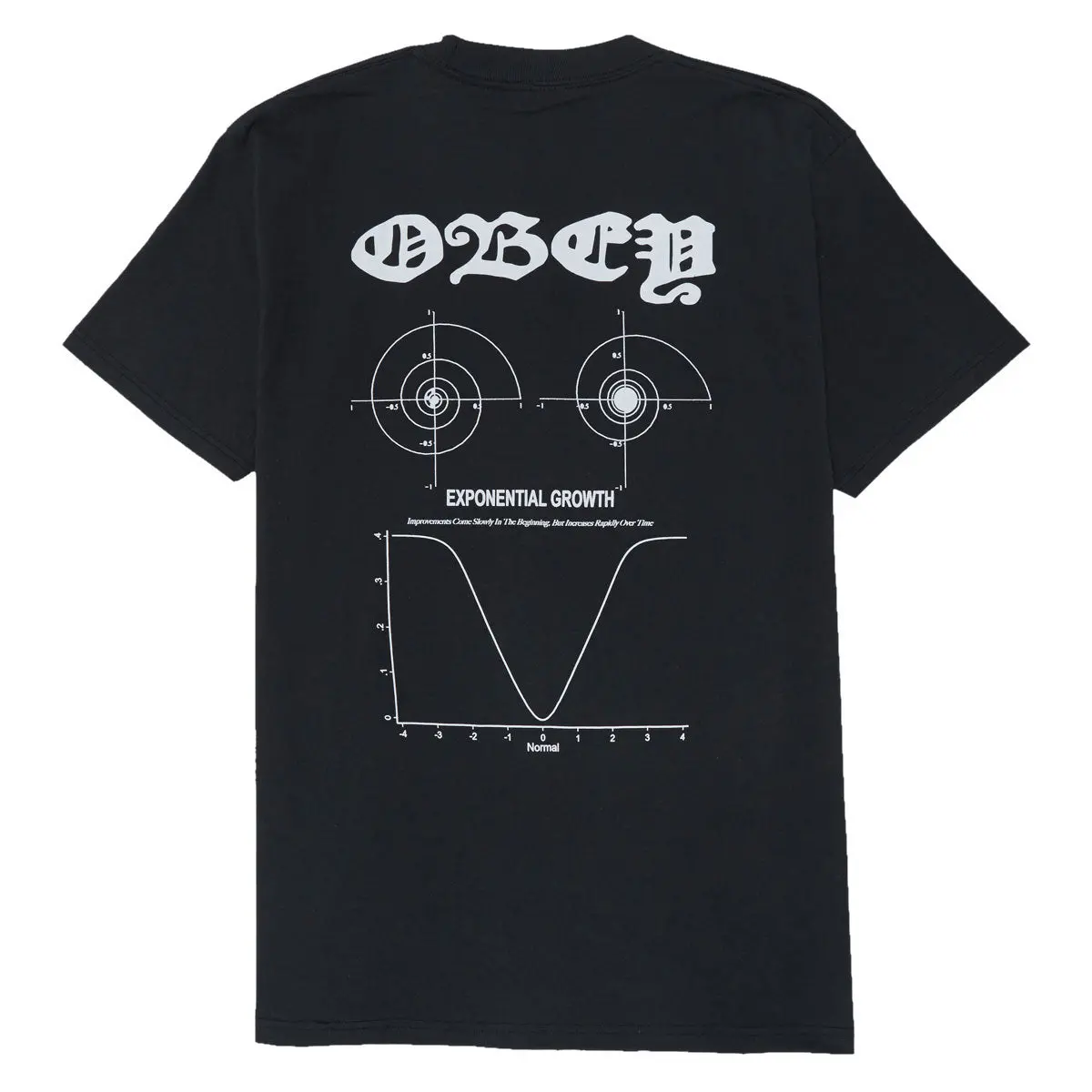 Obey Exponential Growth T-Shirt - Vintage Black 1