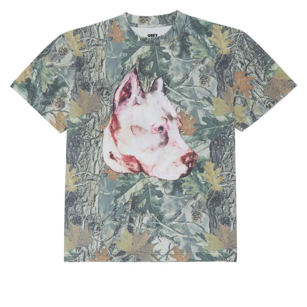 Obey Pit T-Shirt - Leaf Camo 1