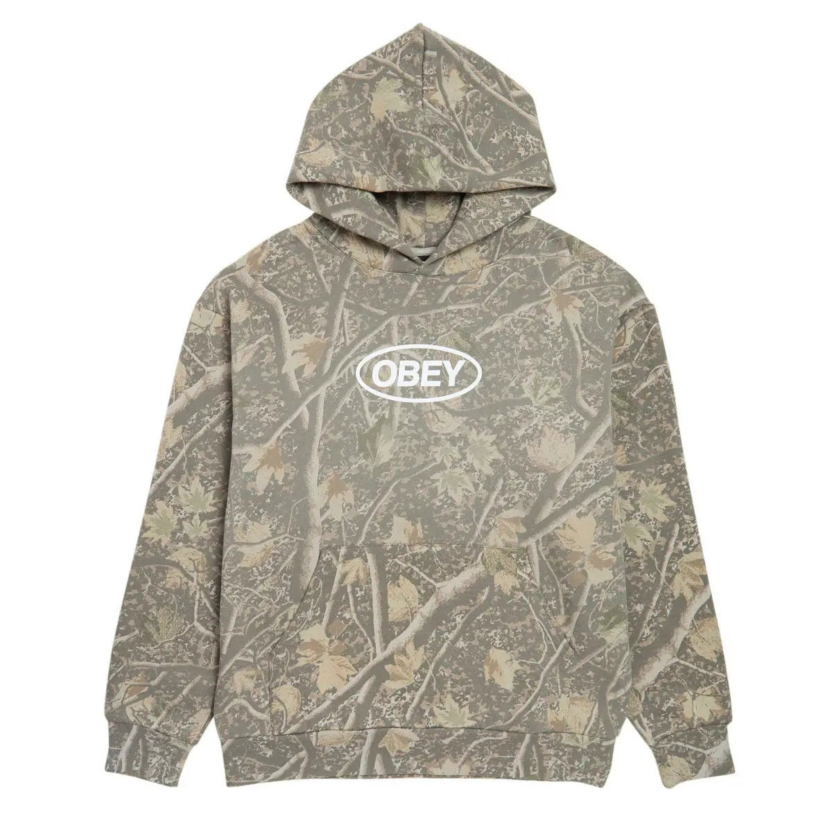 Obey Oval Hoodie - Deadwood Tree Camo 1