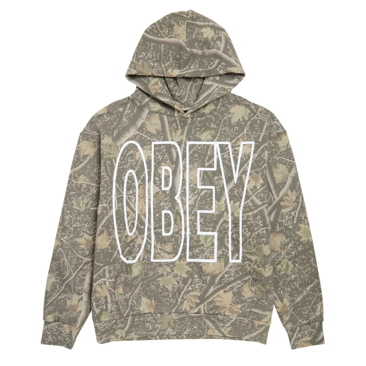 Obey Stretched Hoodie - Deadwood Tree Camo 1