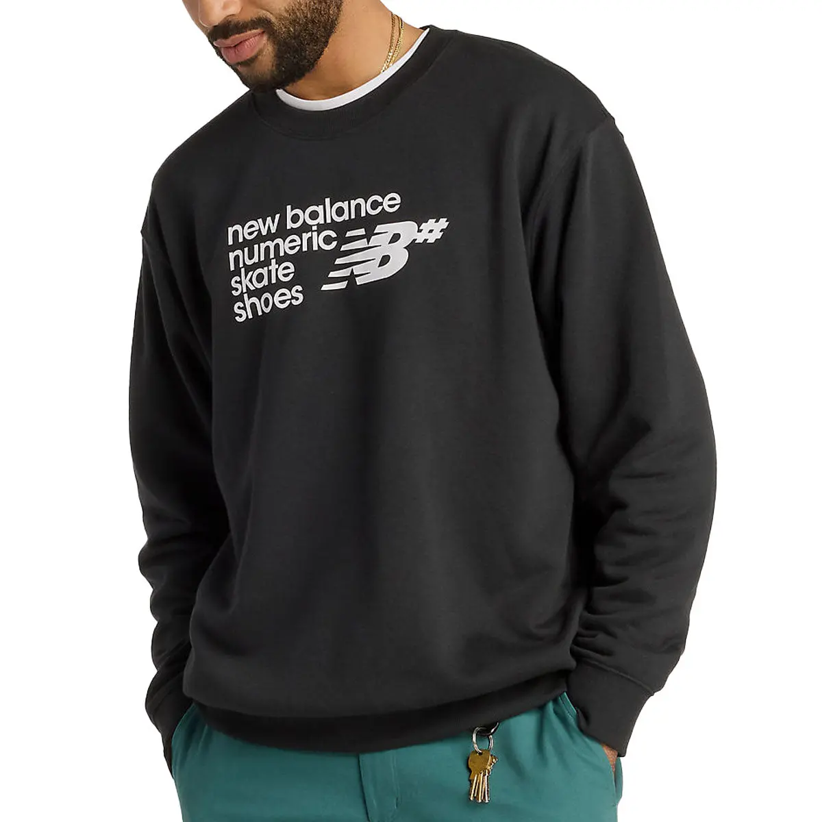 New Balance Numeric Logo Sweatshirt - Black 1