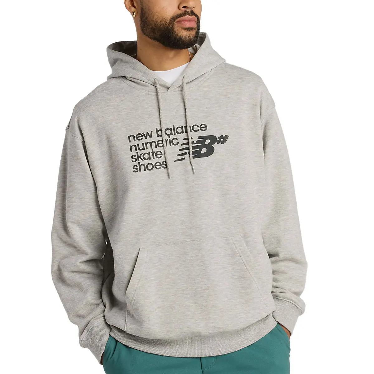 New Balance Numeric Logo Hoodie - Athletic Grey 1