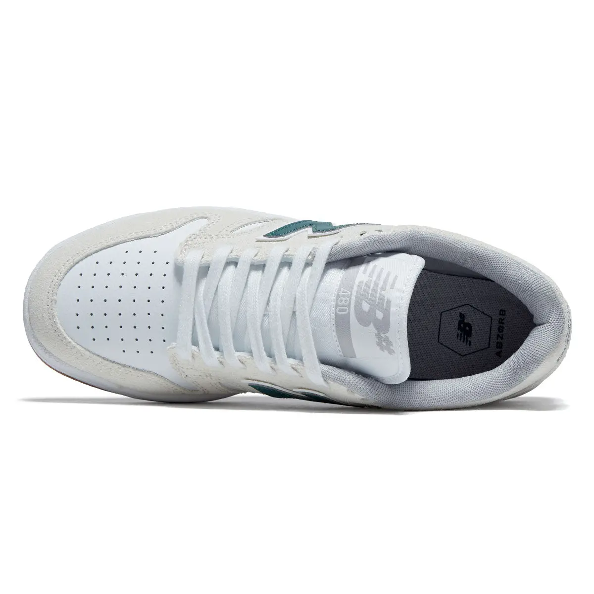 New Balance 480 Shoes - Sea Salt/Vintage Teal 3
