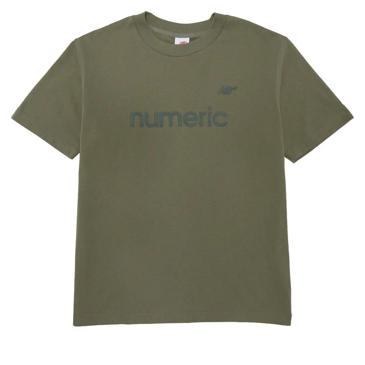 New Balance Numeric Cotton T-Shirt - Dark Olive 1