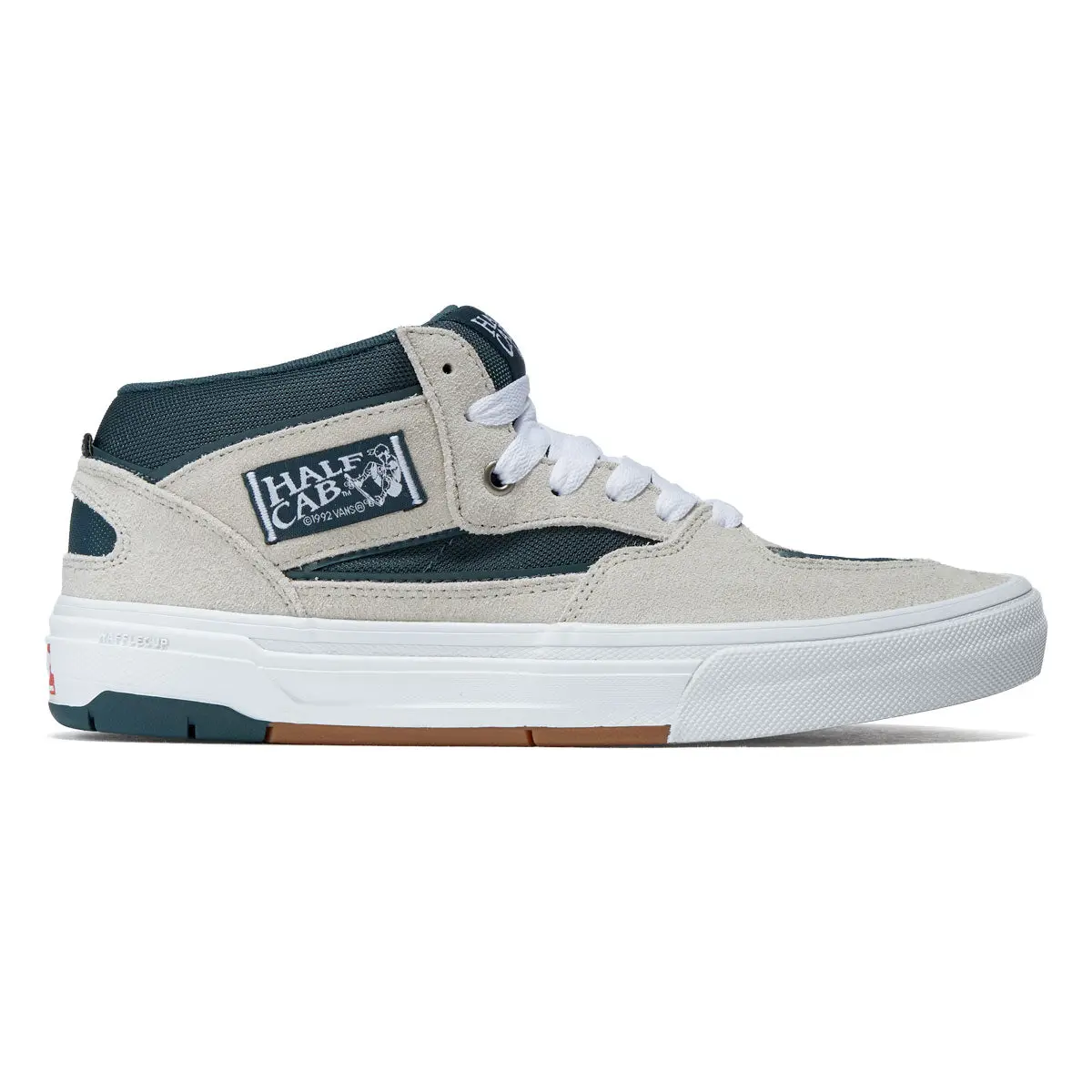 Vans Skate Half Cab Wafflecup Shoes - Oatmeal/Deep Teal 1