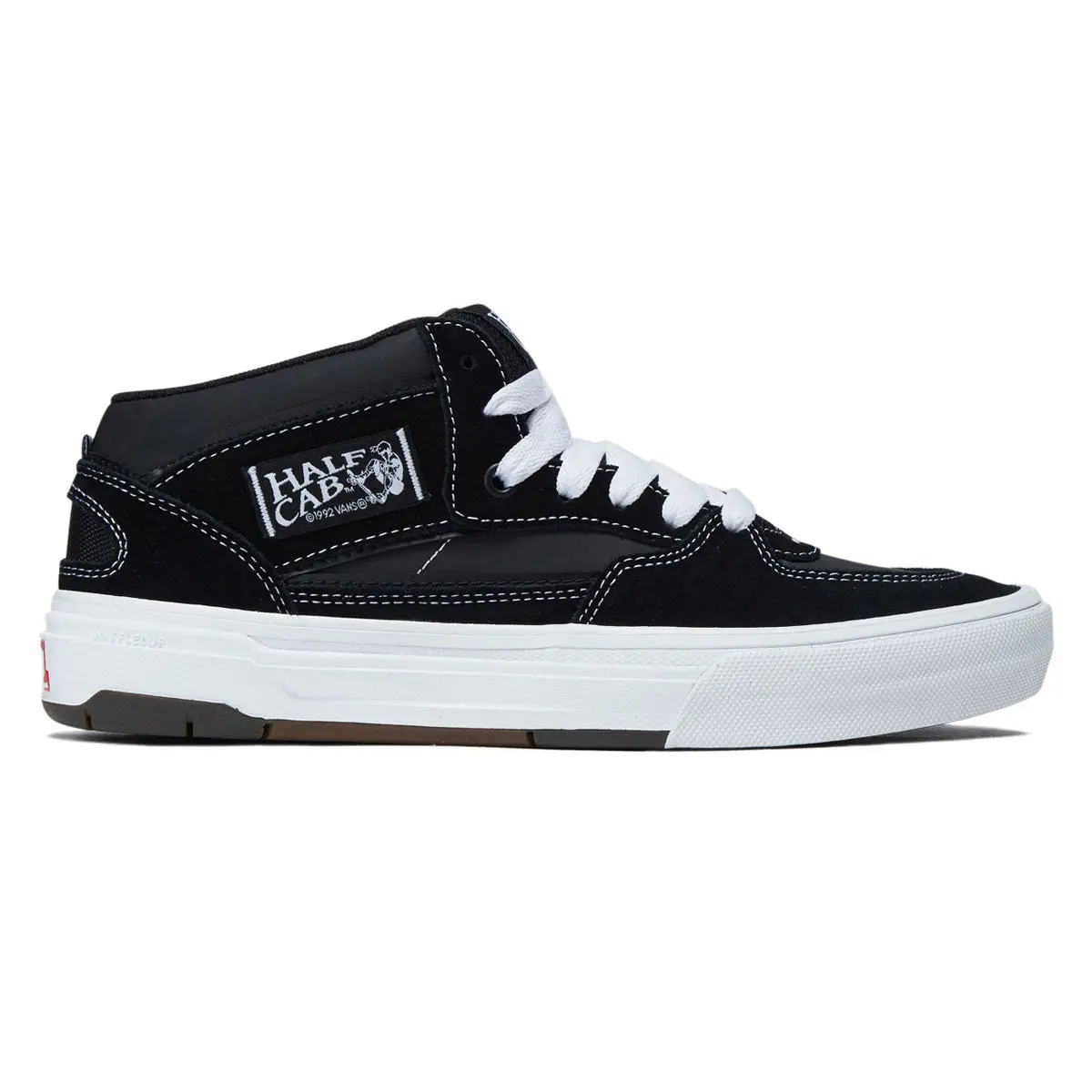 Vans Skate Half Cab Wafflecup Shoes - Black/White 1