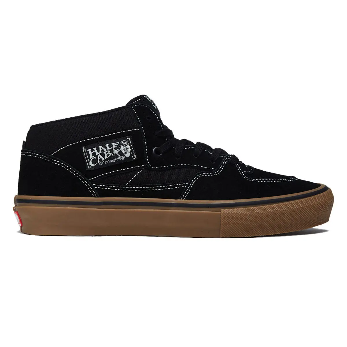Vans Skate Half Cab Shoes - Black/Gum/White 1