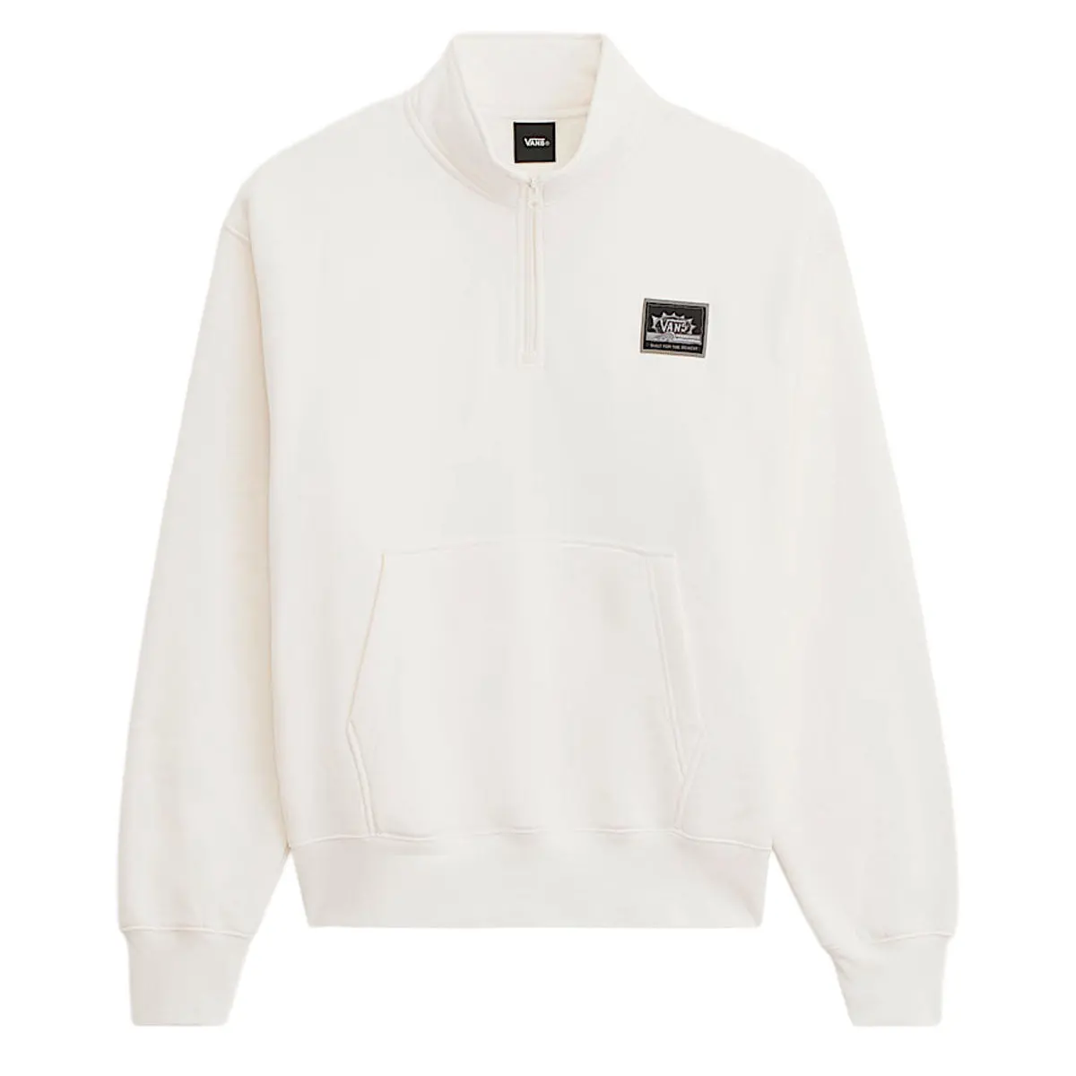 Vans Quarter Zip Sweatshirt - Egret 1