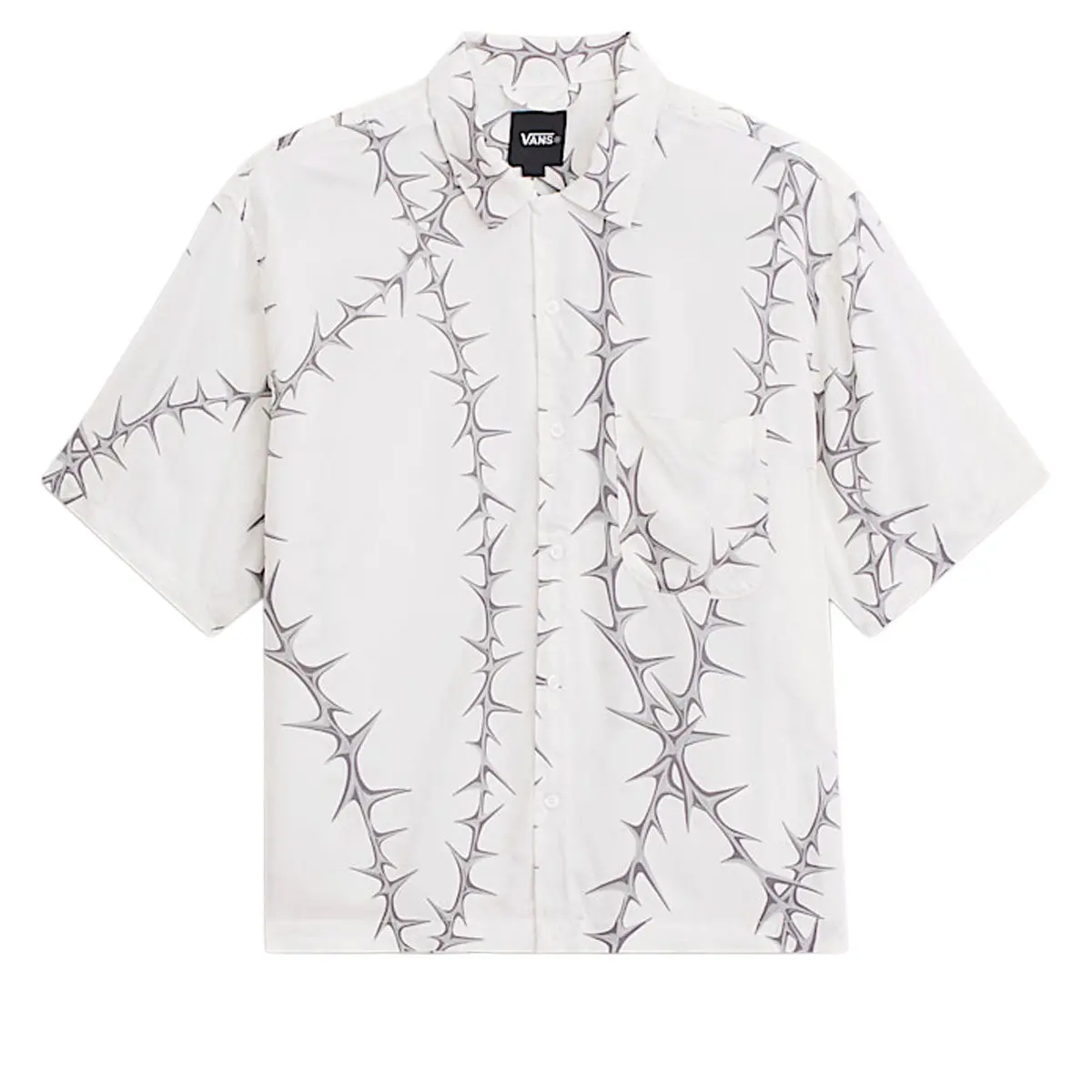 Vans Van Doren Printed Camp Shirt - White 1