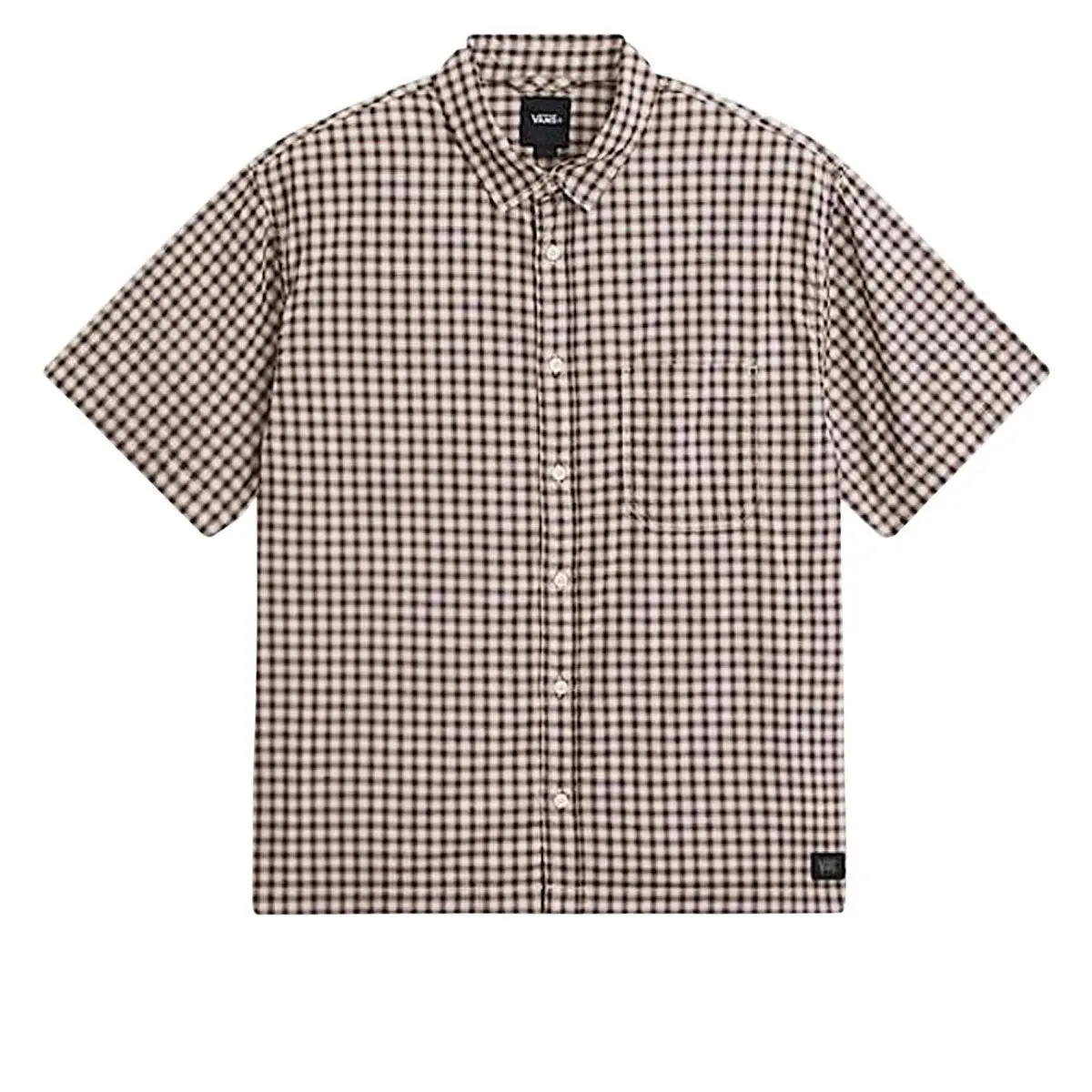 Vans Larkspur Mini Plaid Shirt - Oatmeal/Demitasse 1