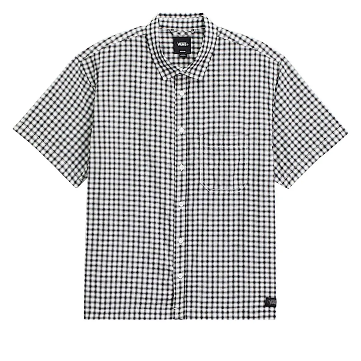 Vans Larkspur Mini Plaid Shirt - White/Black 1
