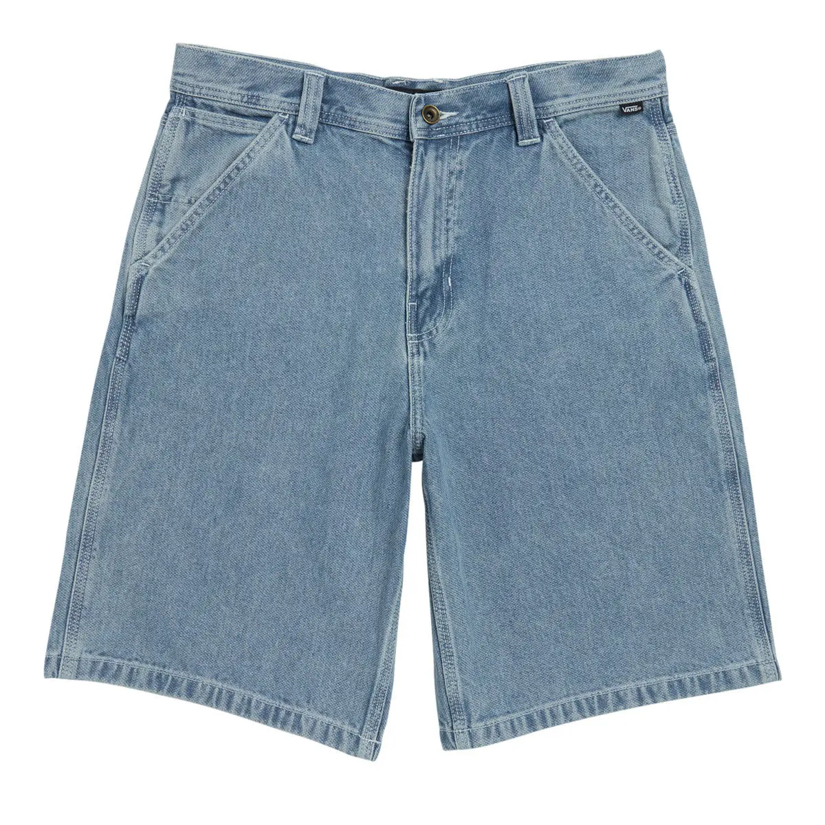 Vans Chore Loose Denim Shorts - Stonewash Blue 1