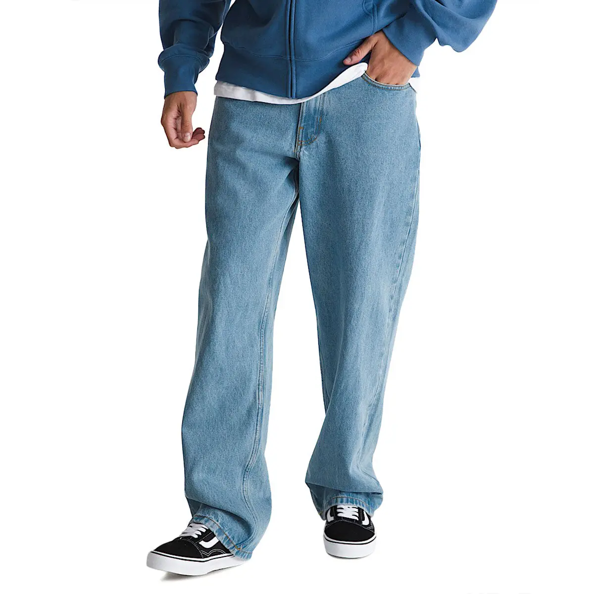 Vans Check 5 Loose Denim Jeans - Stonewash Blue 1
