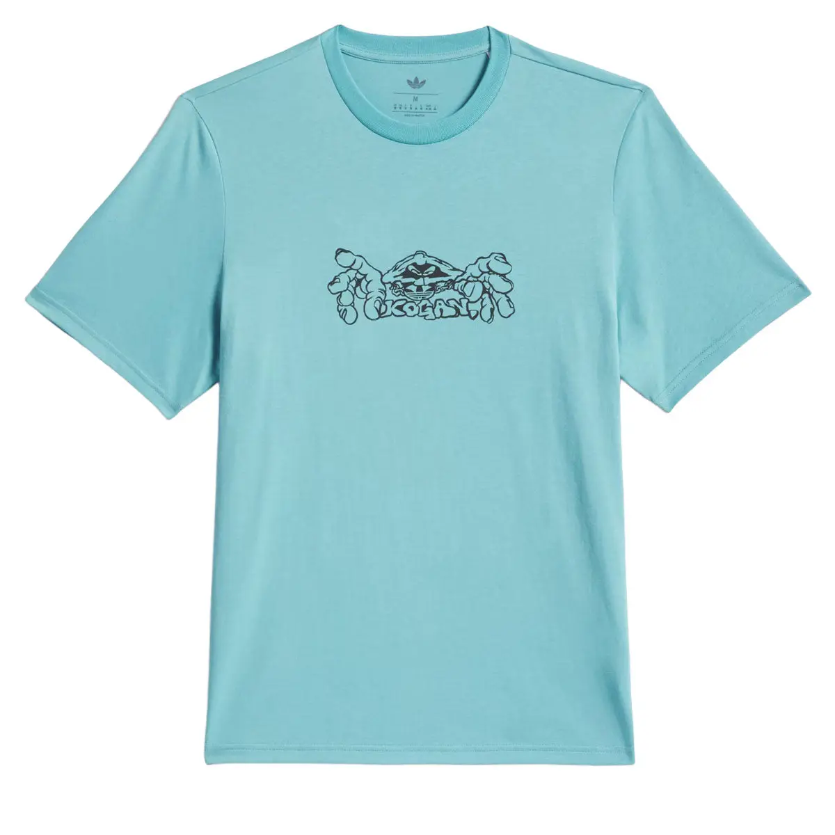 Adidas Kogan Logo T-Shirt - Preloved Blue/Black 1