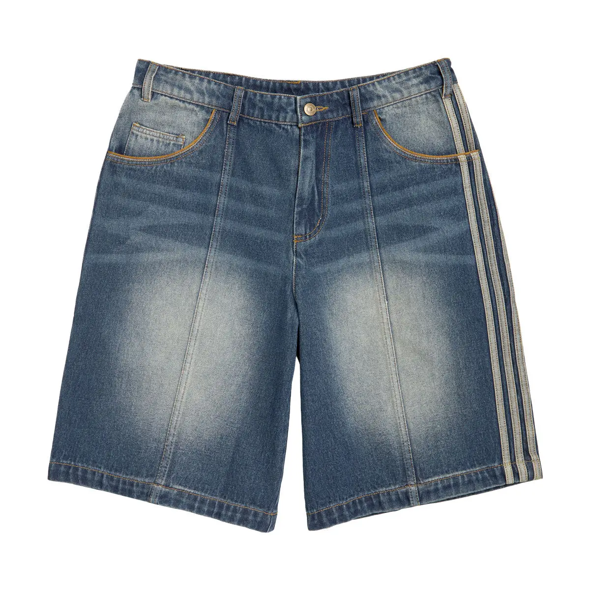 Adidas Tyshawn Denim Shorts - Indigo Denim 1