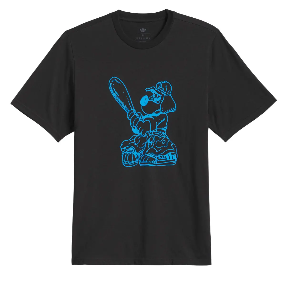 Adidas Kogan Dog T-Shirt - Black/Lucid Ray Blue 1