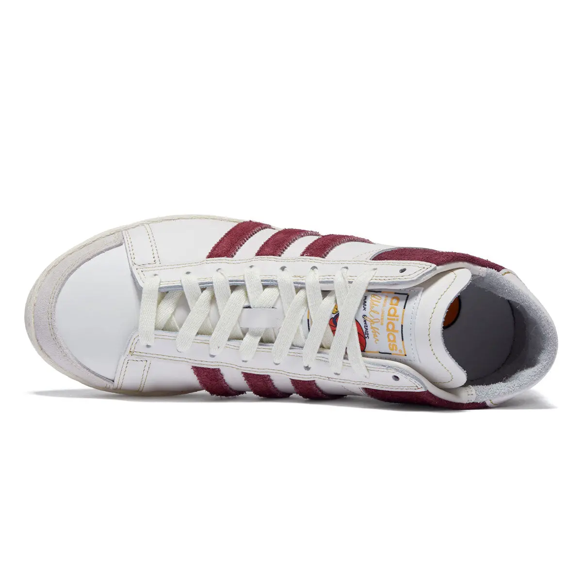 Adidas X Mark Gonzales Jabbar Hi Shoes - Alumina/Chalk White/Shadow Red 3