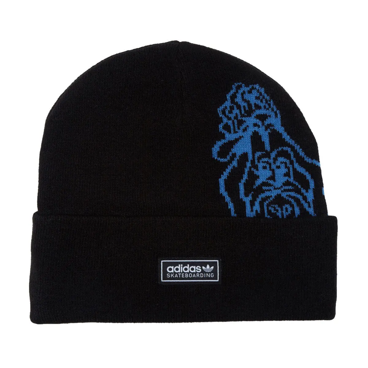 Adidas Kogan Beanie - Black/Lucid Ray Blue 1