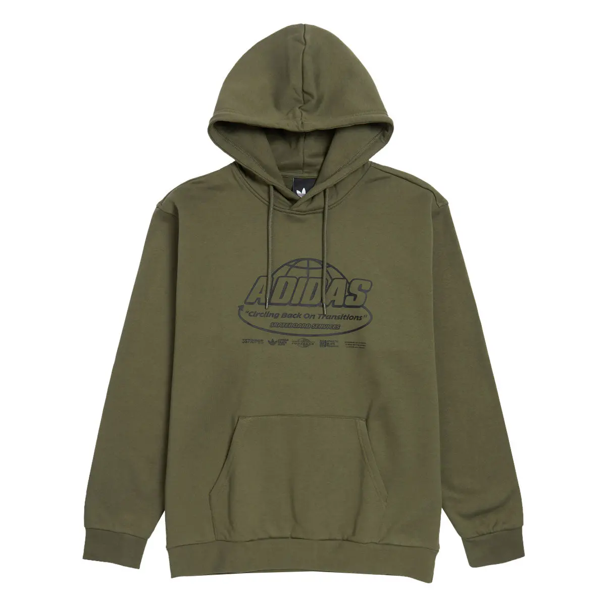 Adidas Skate Adi Core Hoodie - Olive Strata 1
