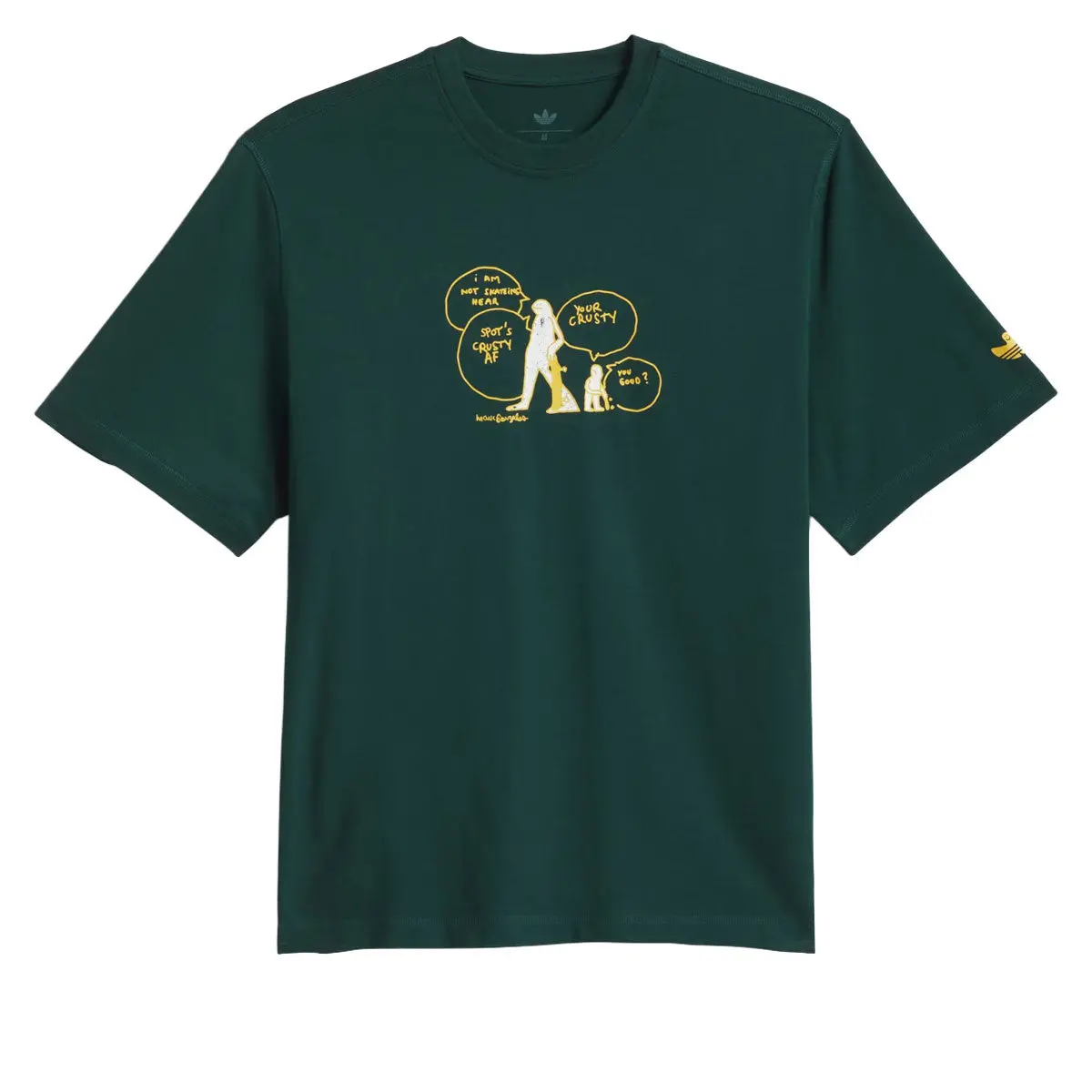 Adidas Gonz Crusty T-Shirt - Aurora Ivy/Black 1