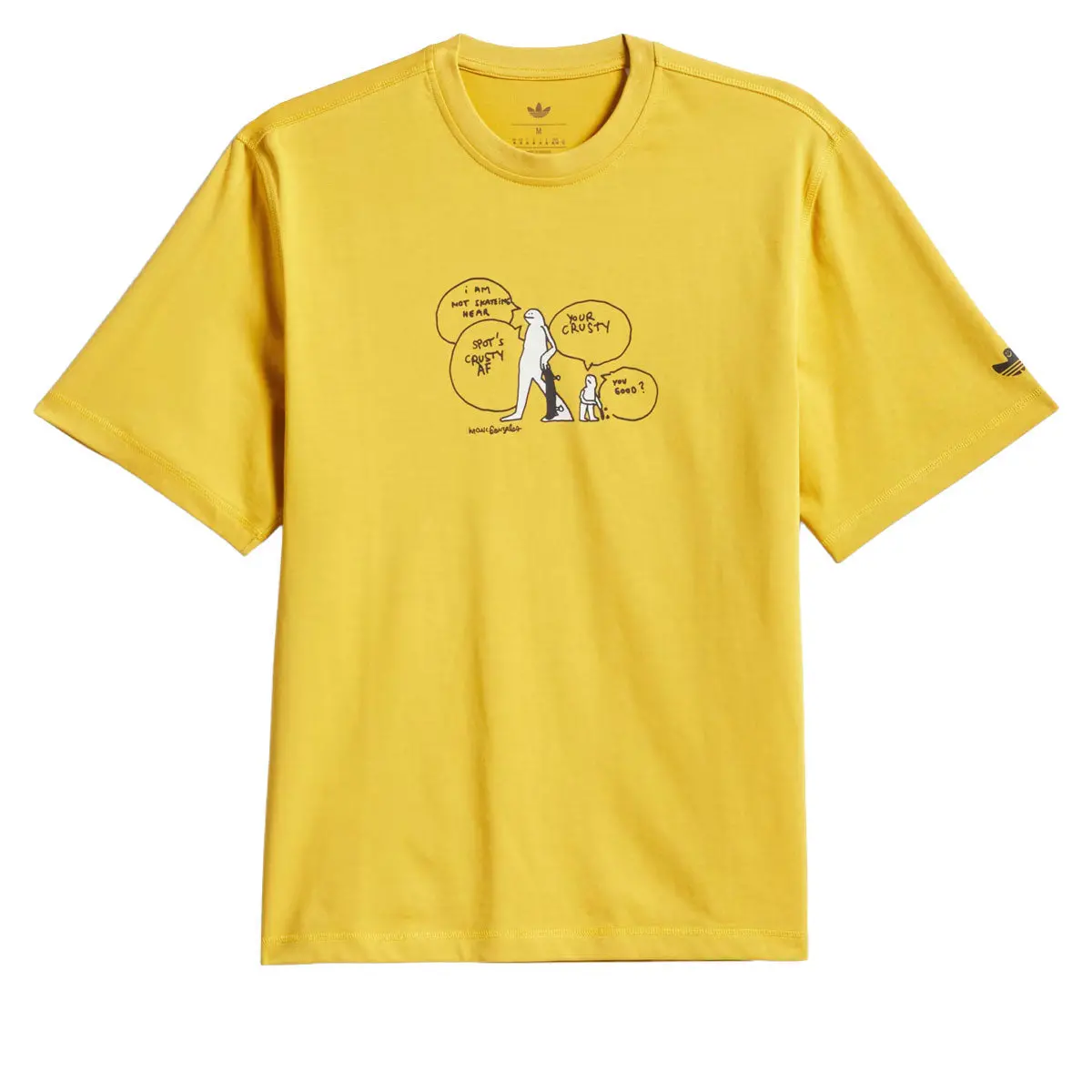 Adidas Gonz Crusty T-Shirt - Preloved Yellow/Black 1