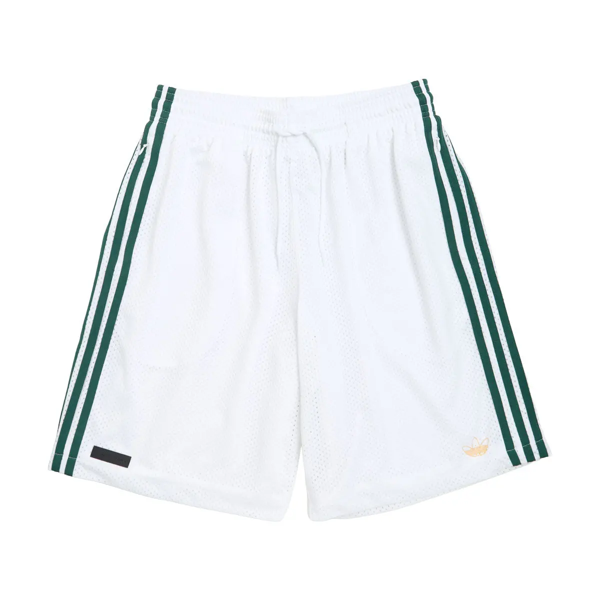 Adidas Tyshawn B Shorts - White/Matte Gold/Collegiate Green 1