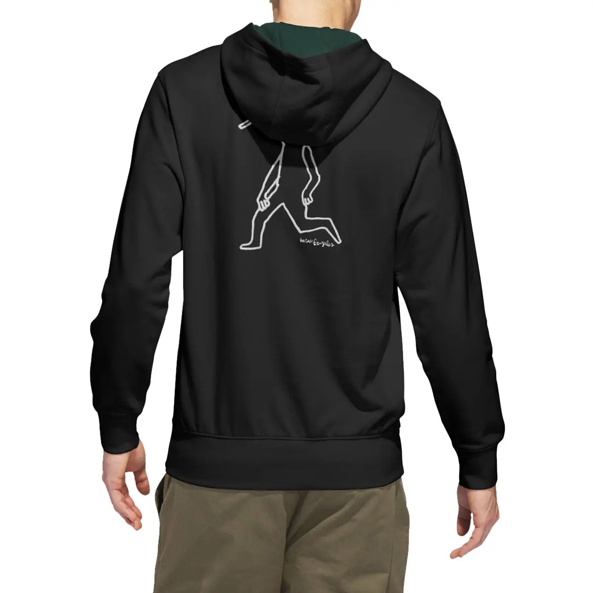 Adidas Gonz Head Hoodie - Black/Aurora Ivy 1