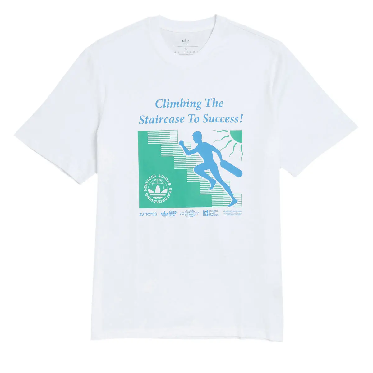 Adidas Skate Staircase T-Shirt - White 1